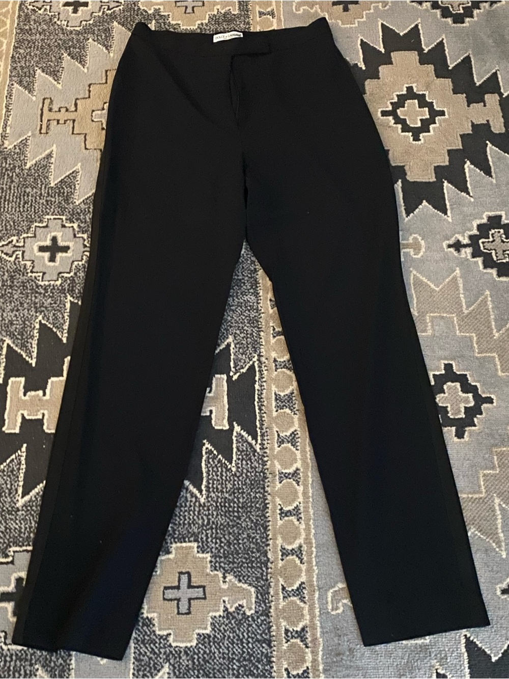 Dolce & Gabbana Black Vintage Dress Pants 12
